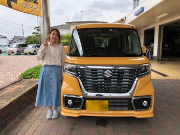 ご納車☆スペーシアカスタム